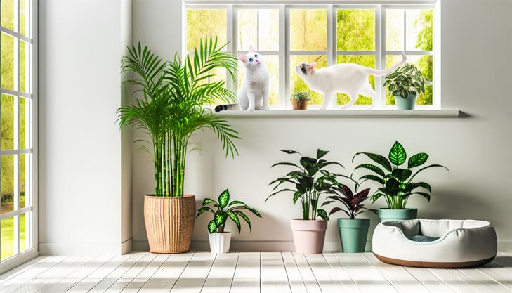 Safe alternatives to kalanchoe for cat owners, non-toxic plants, pet-friendly greenery, cat-safe houseplants.