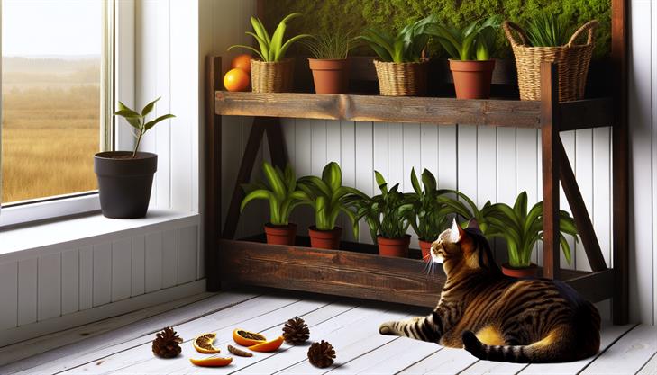 How to Keep Cats Away from Indoor Plants Naturally